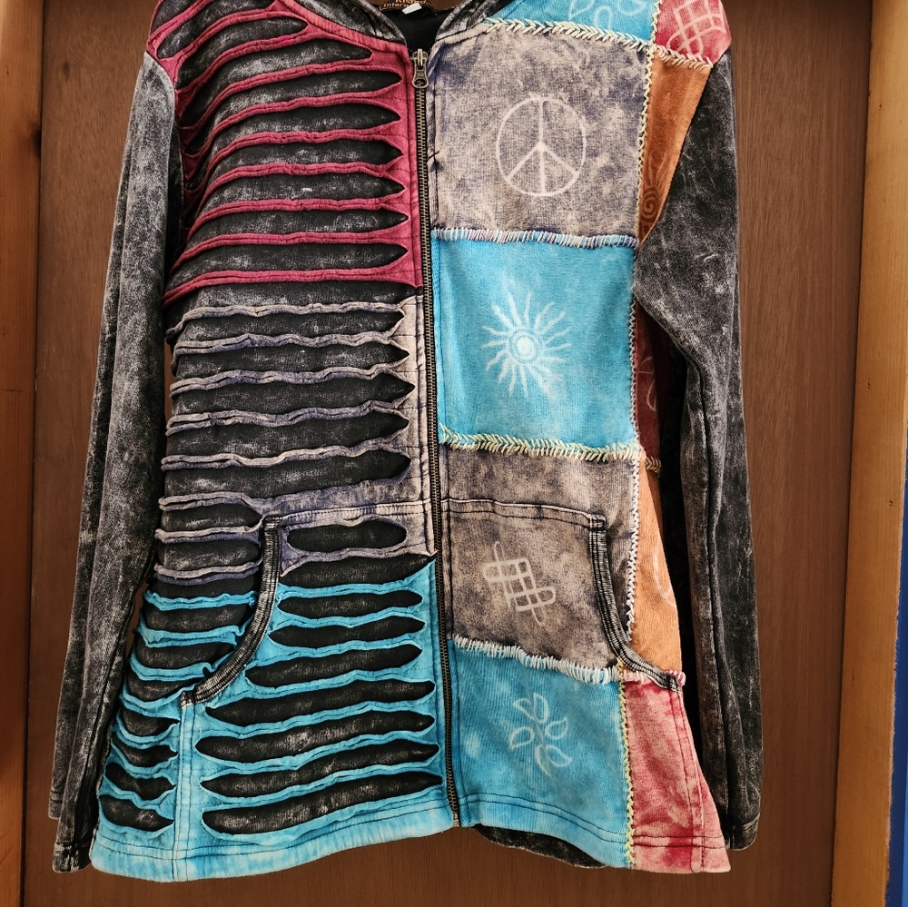 Boho jacket multi color